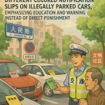 常德交警创新柔性执法方式，彩色告知单彰显城市温度